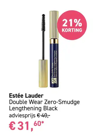 Mooi parfumerie Estée Lauder Double Wear Zero-Smudge aanbieding