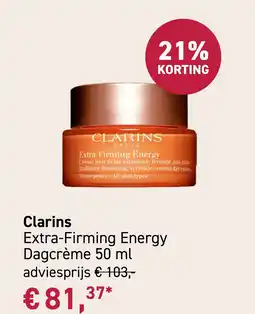 Mooi parfumerie Clarins Extra-Firming Energy aanbieding