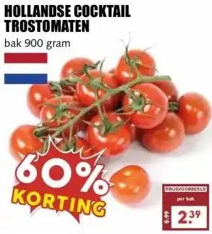 MCD Supermarkt HOLLANDSE COCKTAIL TROSTOMATEN aanbieding