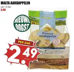 MCD Supermarkt MALTA AARDAPPELEN aanbieding