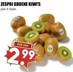 MCD Supermarkt ZESPRI GROENE KIWI'S aanbieding
