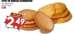 MCD Supermarkt SPELT OF BROSSE EIERKOEKEN aanbieding