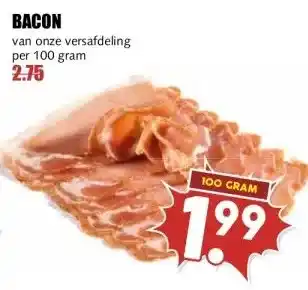MCD Supermarkt BACON aanbieding