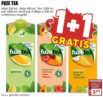 MCD Supermarkt FUZE TEA aanbieding