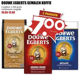 MCD Supermarkt DOUWE EGBERTS GEMALEN KOFFIE aanbieding