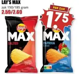 MCD Supermarkt LAY'S MAX aanbieding