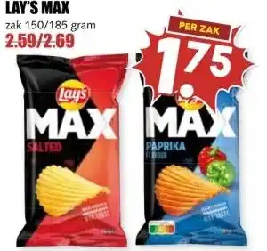 MCD Supermarkt LAY'S MAX aanbieding