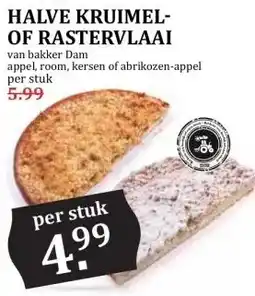 MCD Supermarkt HALVE KRUIMEL- OF RASTERVLAAI aanbieding