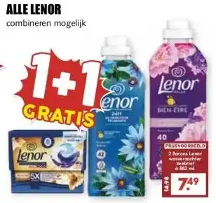 MCD Supermarkt ALLE LENOR aanbieding