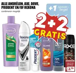 MCD Supermarkt ALLE ANDRÉLON, AXE, DOVE, PRODENT EN/OF REXONA aanbieding