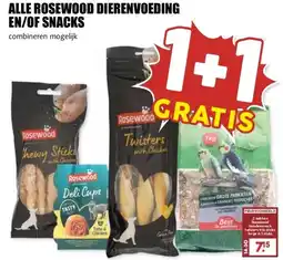 MCD Supermarkt ALLE ROSEWOOD DIERENVOEDING EN/OF SNACKS aanbieding
