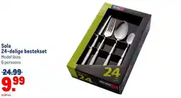 Makro Sola 24-delige bestekset aanbieding