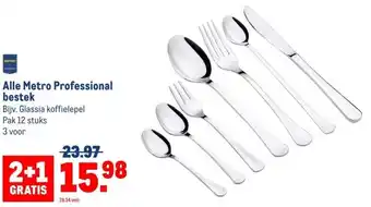 Makro Alle Metro Professional bestek aanbieding