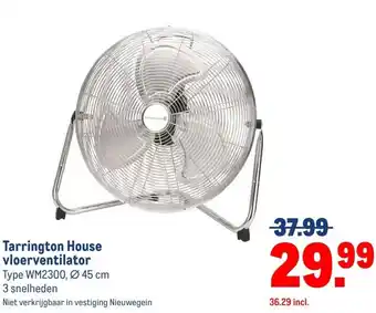 Makro Tarrington House vloerventilator aanbieding
