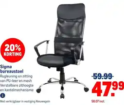 Makro Sigma bureaustoel aanbieding
