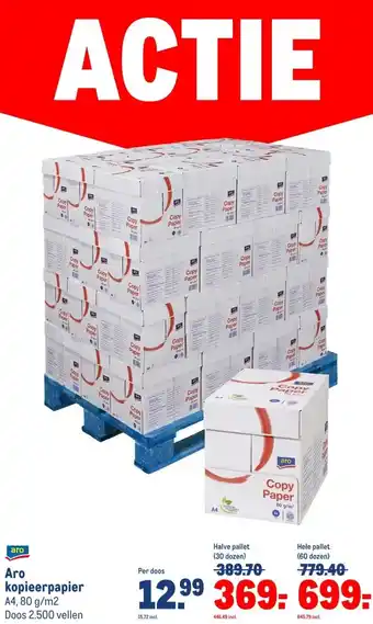 Makro Aro kopieerpapier aanbieding