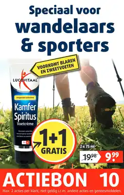 Lucovitaal Kamfer Spiritus Voetcrème aanbieding
