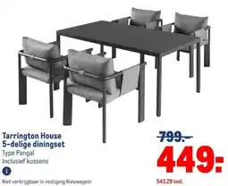 Makro Tarrington House 5-delige diningset aanbieding