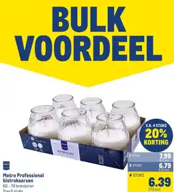 Makro Metro Professional bistrokaarsen aanbieding