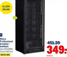 Makro Metro Professional dranken- koelkast aanbieding