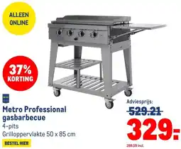 Makro Metro Professional gasbarbecue aanbieding