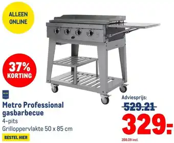 Makro Metro Professional gasbarbecue aanbieding