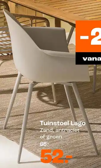 Kwantum Tuinstoel Lago aanbieding