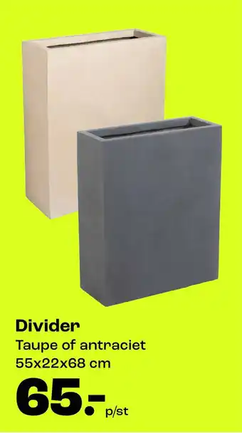Kwantum Bloempotten Divider aanbieding