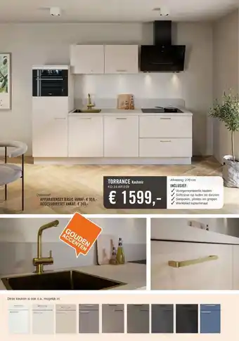 Keukendepot TORRANCE Kashmir aanbieding