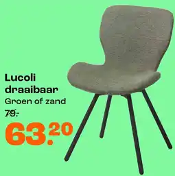 Kwantum Stoelen Lucoli draaibaar aanbieding