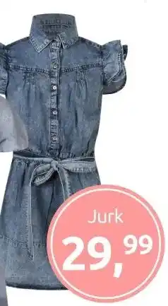 Jola Mode Meisjes jurk km medium denim aanbieding