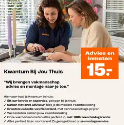 Kwantum Advies en inmeten aanbieding