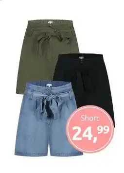 Jola Mode Dames short blauw aanbieding
