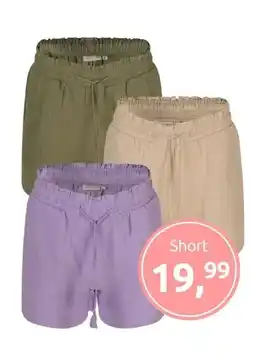Jola Mode Dames short donker lila aanbieding