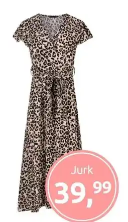 Jola Mode Ds jurk beige aanbieding