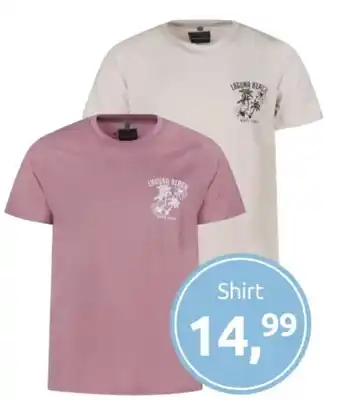 Jola Mode Heren shirt km paars aanbieding