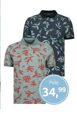 Jola Mode Heren polo aqua aanbieding