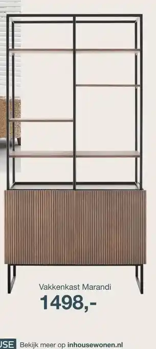 IN.HOUSE Vakkenkast Marandi aanbieding