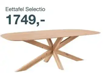 IN.HOUSE Eettafel Selectio aanbieding