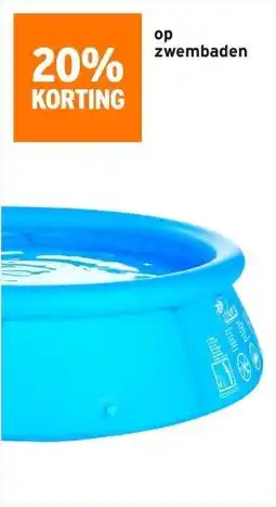GAMMA 20% KORTING op zwembaden aanbieding