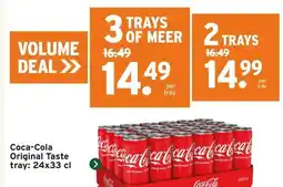 GAMMA Coca-Cola Original Taste tray: 24x33 cl aanbieding
