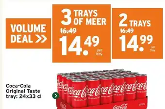 GAMMA Coca-Cola Original Taste tray: 24x33 cl aanbieding