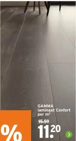 GAMMA GAMMA laminaat Confort per m² aanbieding