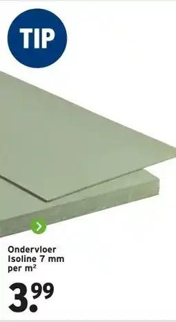 GAMMA Ondervloer Isoline 7 mm per m² aanbieding