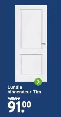 GAMMA Lundia binnendeur Tim aanbieding