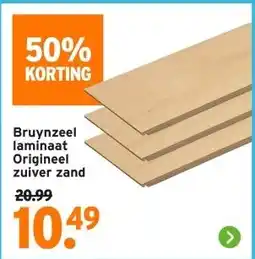 GAMMA Bruynzeel laminaat Origineel zuiver zand aanbieding