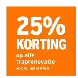 GAMMA 25% KORTING op alle traprenovatie aanbieding