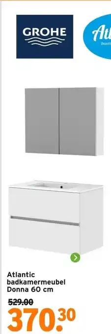 GAMMA Atlantic badkamermeubel Donna 60 cm aanbieding
