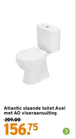 GAMMA Atlantic staande toilet Axel met AO vloeraansuiting aanbieding