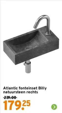 GAMMA Atlantic fonteinset Billy natuursteen rechts aanbieding